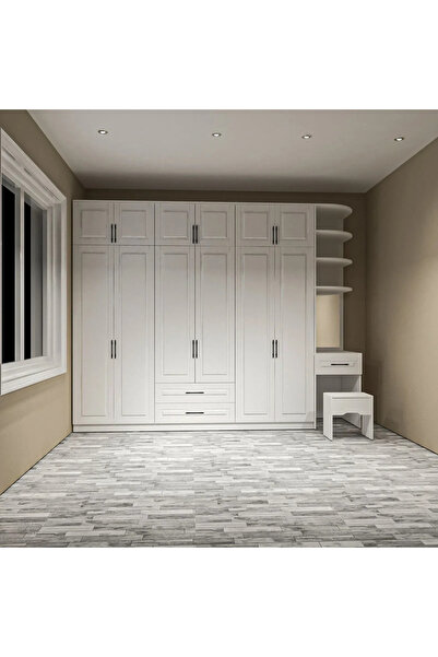 marangozhaneden Snowy Makyaj Masalı Gardrop Mdf