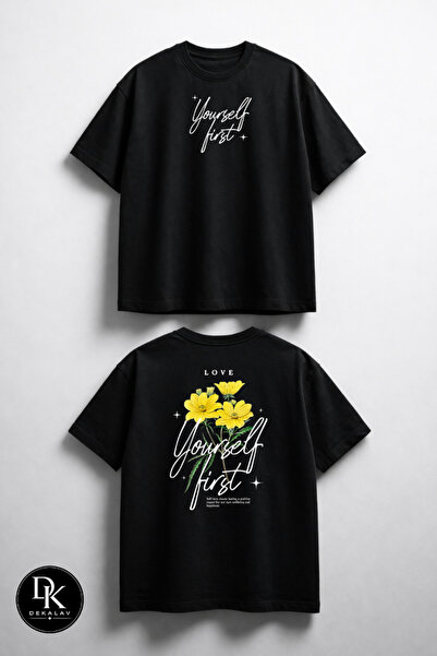 Yourself First Oversize T-Shirt Ünisex