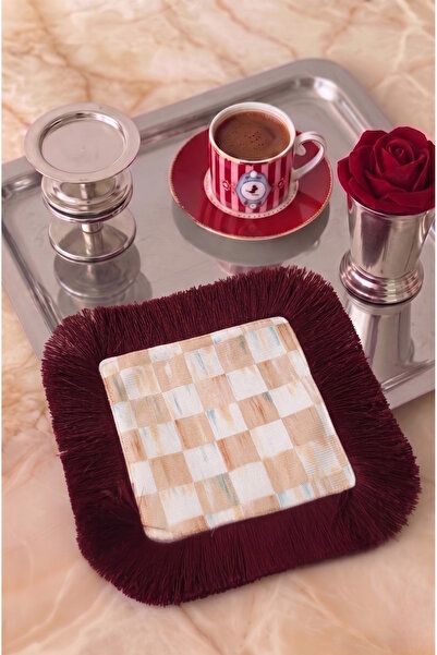 nunuteks evinizi renklendirin Υφασμάτινη χαρτοπετσέτα παρουσίασης σε καφέ από...