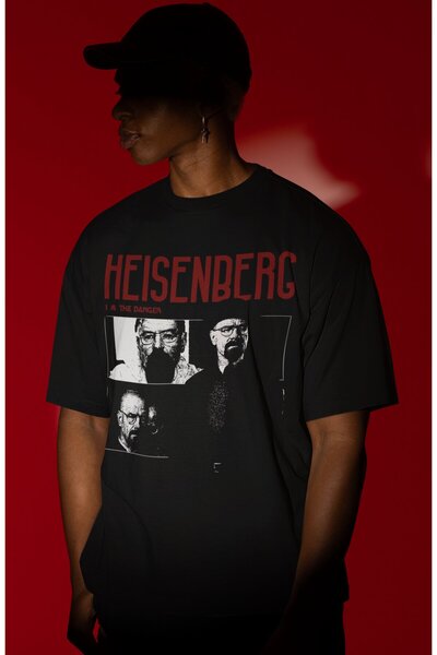 SEVBANO Μπλουζάκι Heisenberg Breaking Bad Walter White με στάμπα στο μπροστιν...