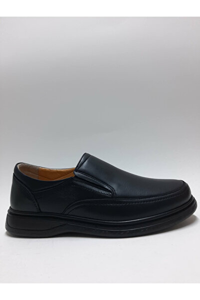 TAGY Genuine Leather Orthopedic Lightweight Laceless Comfortable Black Daily ...