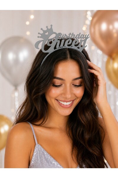 BKMC PARTY Birthday Queen Taç Renkli – Doğum Günü Tacı, Parti Tacı, Bekarlığa...