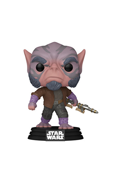 Funko Pop ! Star Wars The Mandalorian & Grogu Zeb Orrelios cu pușcă Bo 11cm (...