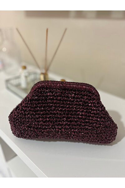 Knittingworld Clucth çanta,metalik çanta,şık çanta,portföy çanta ,gece çantası