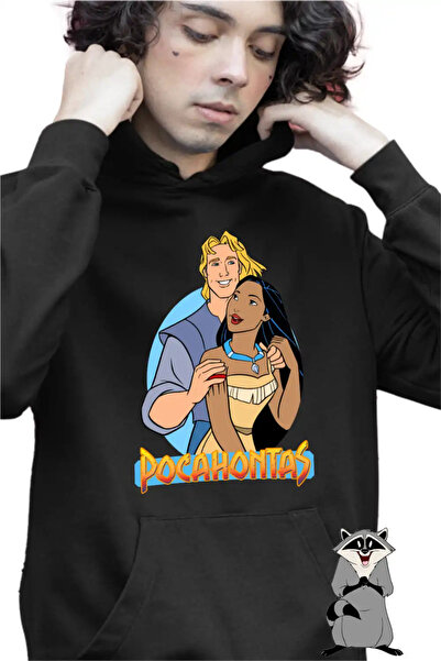 OEM Παιδικό Φούτερ για Αγόρια Ποκαχόντας Αγάπη Τζον Ημέρα του Αγίου Βαλεντίνου