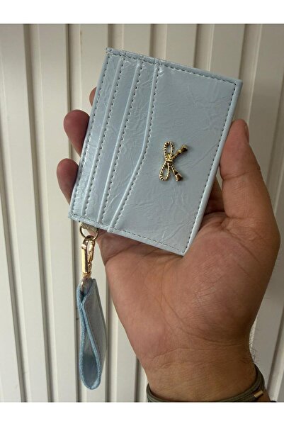 KIRASE Γυναικεία θήκη καρτών με λεπτομέρεια φιόγκου, τμήμα για χρήματα στη μέ...