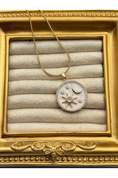 whiteandpurpledesign Steel necklace 45 cm