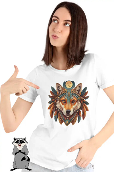 OEM Tricou Femei Lup Mistic Native American