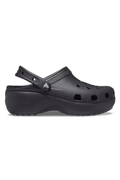Crocs Γυναικείες μαύρες παντόφλες Classic Platform Clog W 206750-001