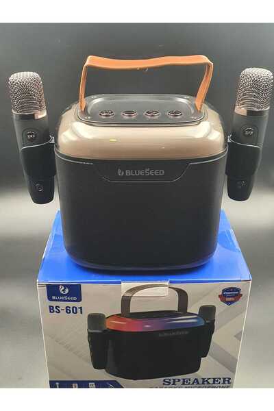 blueseed BS-601 BLUETOOTH WIRELESS SPEAKER & KARAOKE MICROPHONES 13W - SİYAH
