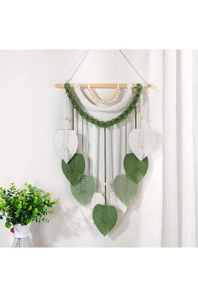 yoyimoore Leaf Wall Hanging Tapestry, Large Art Deco Boho Wall Decor, Room De...