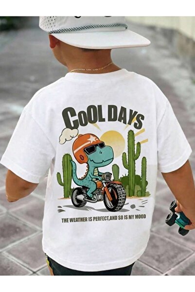 SVART WEAR Cool Days Printed Crew Neck 100% βαμβακερό κοντομάνικο μπλουζάκι γ...