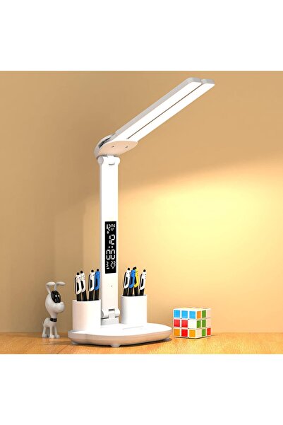 EasyLife Foldable LED Desk Lamp with Display Eye Care Study Light Adjustable ...