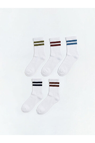 LC Waikiki Esvab • Modern & Distinctive Striped Men's Socks 5-Pack