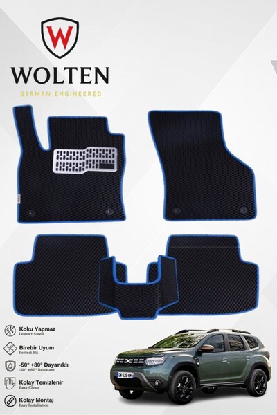 w wolten german engineered DUSTER-(2018-2024)-DACİA İÇİN EVA İÇ PASPAS TAKIMI...
