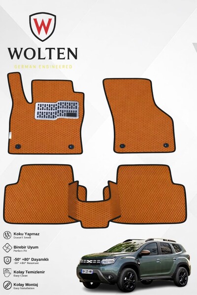 w wolten german engineered DUSTER-(2018-2024)-DACİA İÇİN EVA İÇ PASPAS TAKIMI...