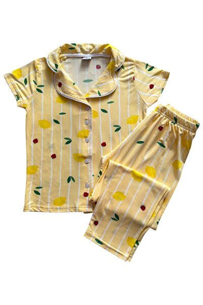 Fil Kids Κοριτσίστικο Βαμβακερό ύφασμα Μιλάνου Κίτρινο Λεμόνι Φράουλα Πουκάμι...