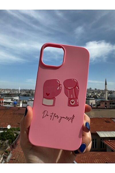 Mobildizayn Redmi 9C Uyumlu Baskılı Pembe Renkli Telefon Kılıfı K041