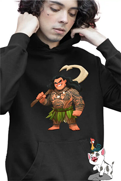 OEM Μάουι Μοάνα Βαϊάνα Παιδικό Φούτερ με Κουκούλα για Αγόρια