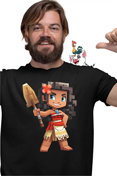 OEM Tricou Barbati Moana Vaiana Minecraft Roblox