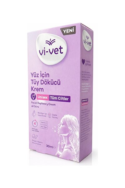 Vi-vet Yüz İçin Tüy Dökücü Krem 30 ml