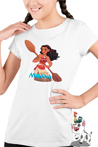 OEM Tricou Copii Fete Moana Vaiana