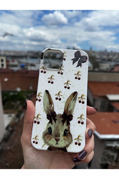 Mobildizayn Huawei P40 Lite Uyumlu Baskılı Beyaz Renkli Telefon Kılıfı K015