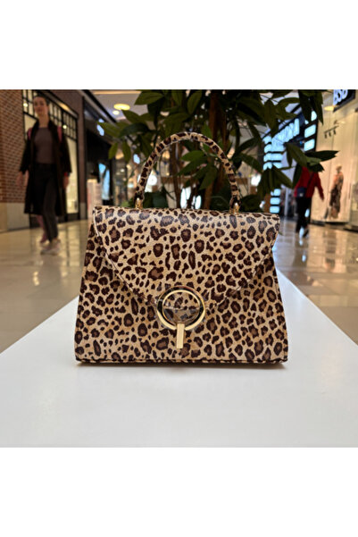 Zea Geantă MINI elegantă cu imprimeu leopard - Design de impact, lucrată manual