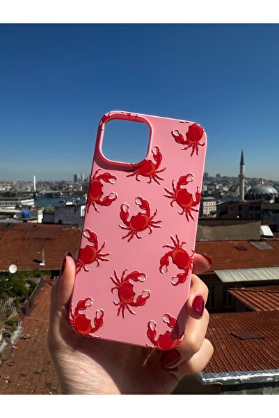 Mobildizayn Huawei P40 Lite Uyumlu Baskılı Pembe Renkli Telefon Kılıfı