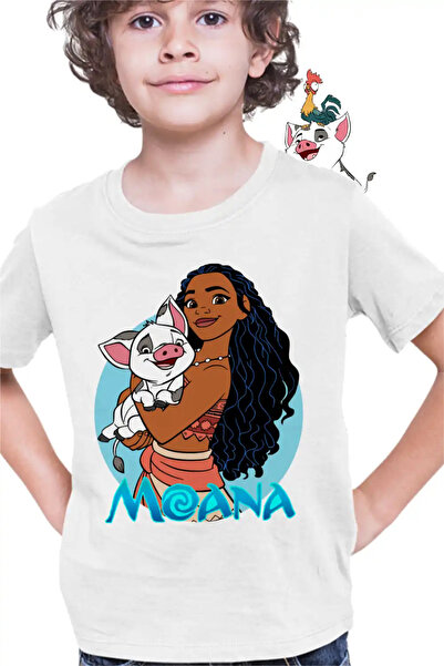 OEM Tricou Copii Baieti Moana Vaiana Pua