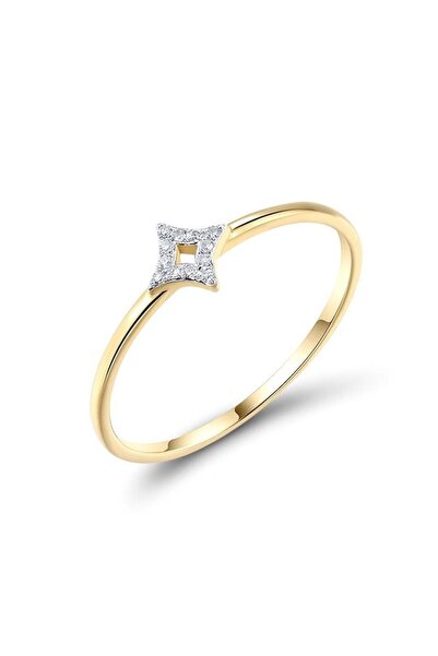 Bijuteria SORELLY Δαχτυλίδι από χρυσό 14 καρατίων με διαμάντια 0.033 καρατίων...