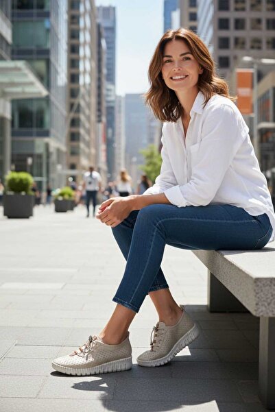 By Yağlıoğlu 100% Γνήσιο Δέρμα Εξαιρετικά Ελαφρύ Ελαστικό Ευέλικτο Πλήρως Ορθ...