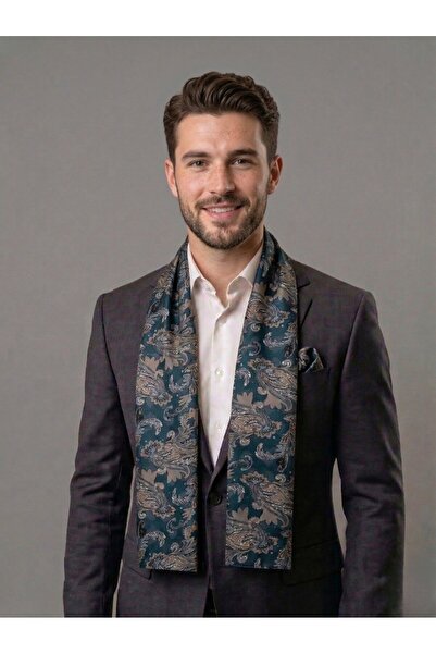 MODA Special Luxury Ethnic Patterned Scarf for Father's Day - Pocket Handkerc...