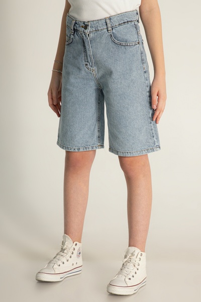DMB BOYS & GIRLS MOW Kids Kız Çocuk Denim Bermuda Şort