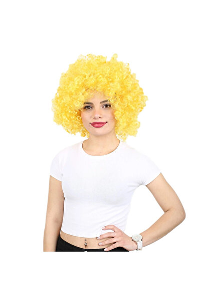 online kapsulavm avm alışveriş Animation Party and Clown Wig / Yellow