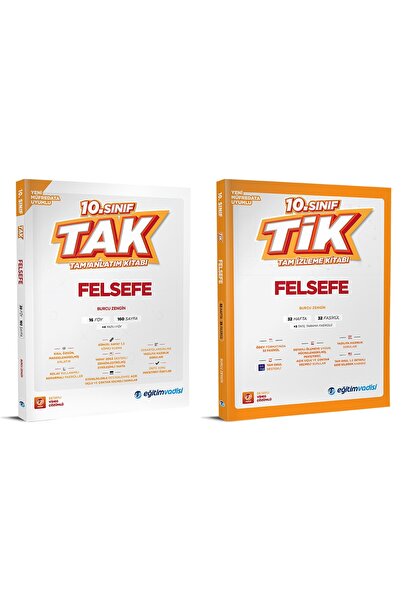 Eğitim Vadisi 2025 10. Sınıf Felsefe Tak Tam Anlatım + Tik Tam İzleme Seti 2 ...