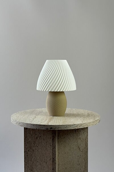 Rumon Modern Abajur Dekoratif Masa Lambası 25 cm | Dune