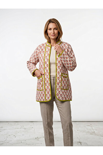 OEM Βαμβακερό καπιτονέ μπουφάν με χειροποίητη εκτύπωση