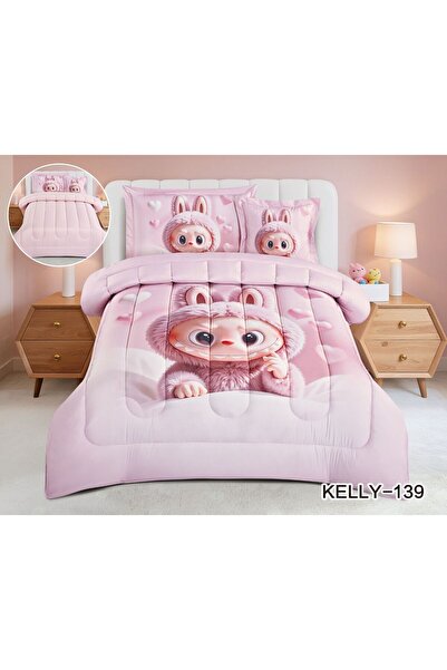 Kelly Baby Summer Bedspread with Various Patterns 4-Piece Microfiber Fabric H...