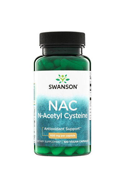 SWANSON NCysteine 600 mg 100 Kapsül Antioksidan Destek