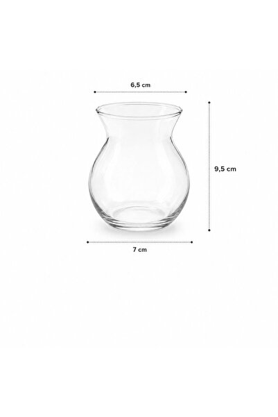Molino 6'lı Tombul Çay Bardağı