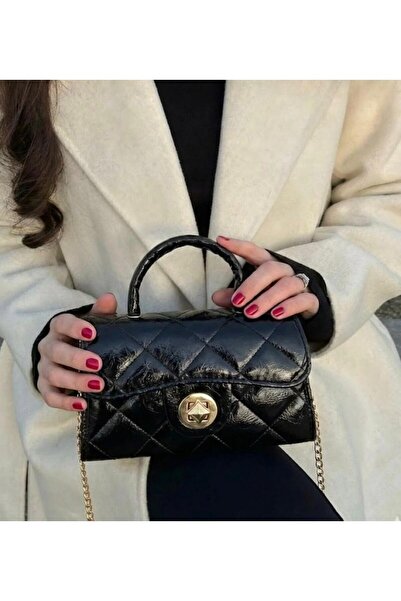 lüxeva35 Women's Quilted Luxury Textured Mini Hand and Shoulder Bag