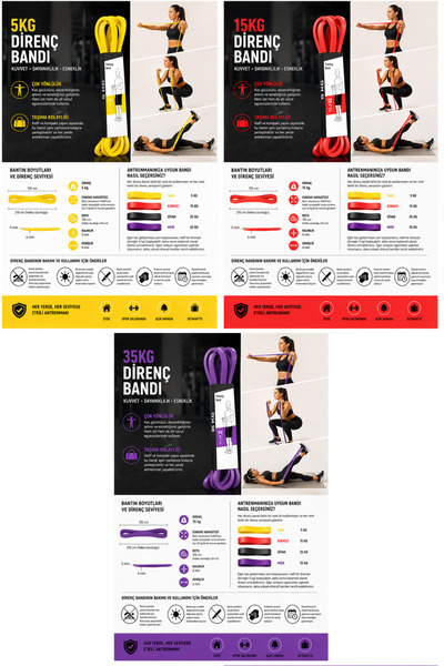 Blooming Plus 5 KG - 15 KG - 35 KG Σετ Αντιστάσεων για Γυμναστική, Πιλάτες κα...