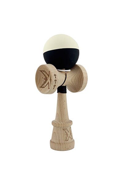 Cyrax Kendama X Original, Sfoară 62/65 cm Bicolor Galben/Negru