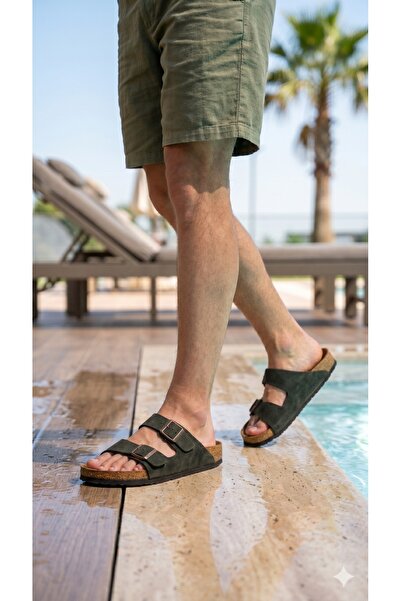 SEZ AYAKKABI Μαλακό δερμάτινο ορθοπεδικό και ελαφρύ πέλμα με διπλή πόρπη, ρυθ...