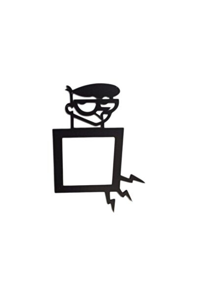 EHA Decoratiune priza “DEXTER”, lemn, 65x65 mm, negru,