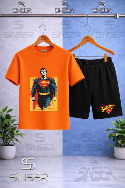 SS SİNSER Children's Sprman Sari Tvl Yarim Govde Printed Crew Neck T-Shirt - ...