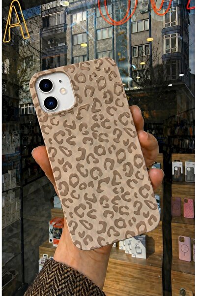 OVADA İphone 11 Uyumlu Trend Leopar Desenli Silikon Telefon Kılıfı