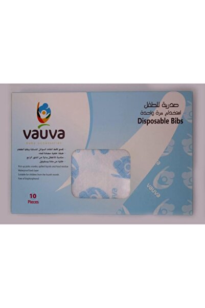 Vauva مرايل للاستخدام مرة واحدة، 10 قطع، وردي