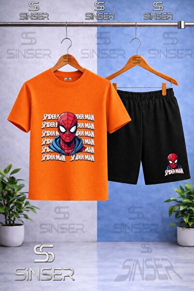 SS SİNSER Παιδικό μπλουζάκι με στάμπα ORUMCEKMAN HEAD BACK MULTI WRITING με λ...